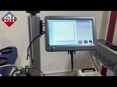 ماشین علامت گذاری لیزر پرنده ی فیبر که تاریخ آن را روی کف قوطی حک کرده است